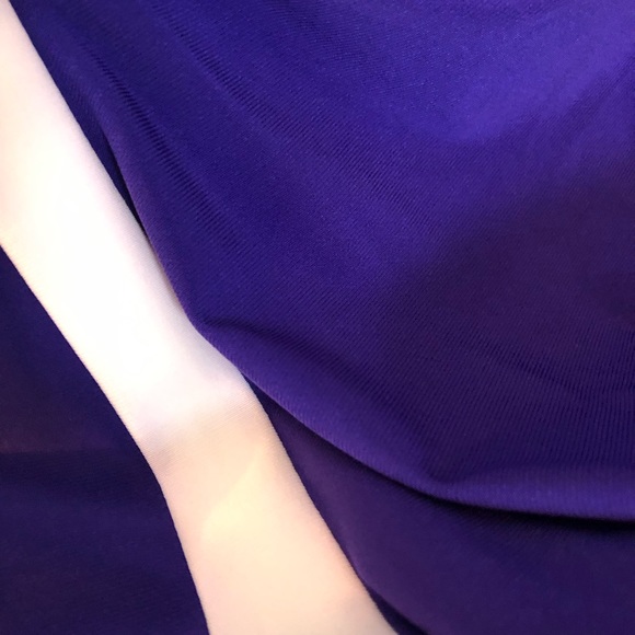 Sporty purple and white dress by Chaps. Size: S. Great quality! Zipper works - Picture 5 of 7